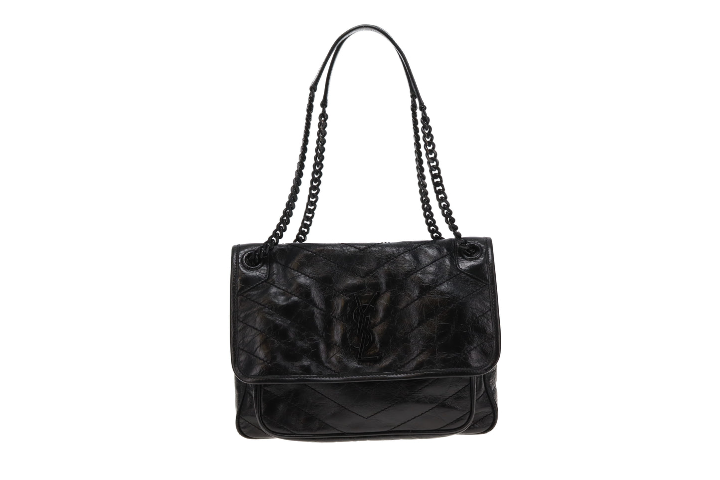 Saint Laurent Niki In Black Shiny Calfskin