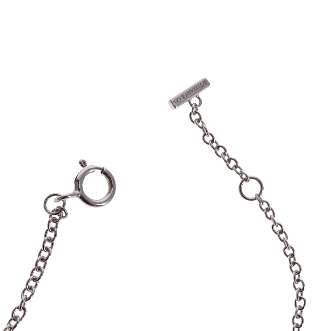 Tiffany & Co T Smile Bracelet In White Gold With Brilliant Diamonds