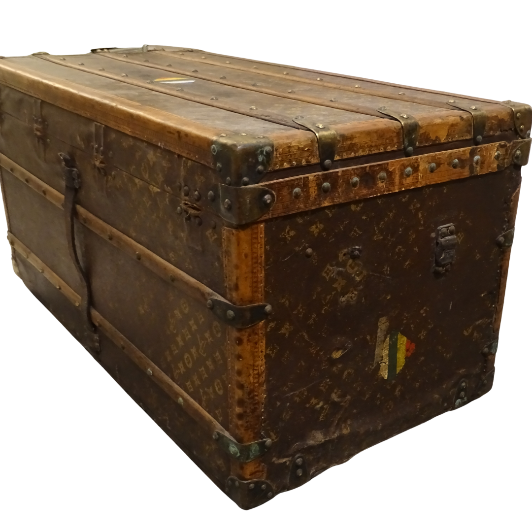 Louis Vuitton Antique Steamer Trunk 1920's - 1930's