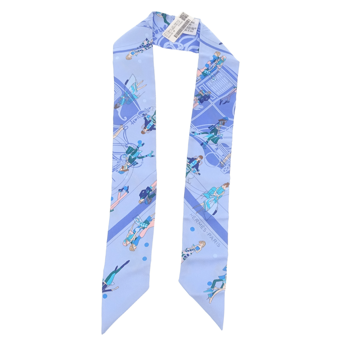 Hermes Ex-Libris Les Parisiennes Silk Twilly