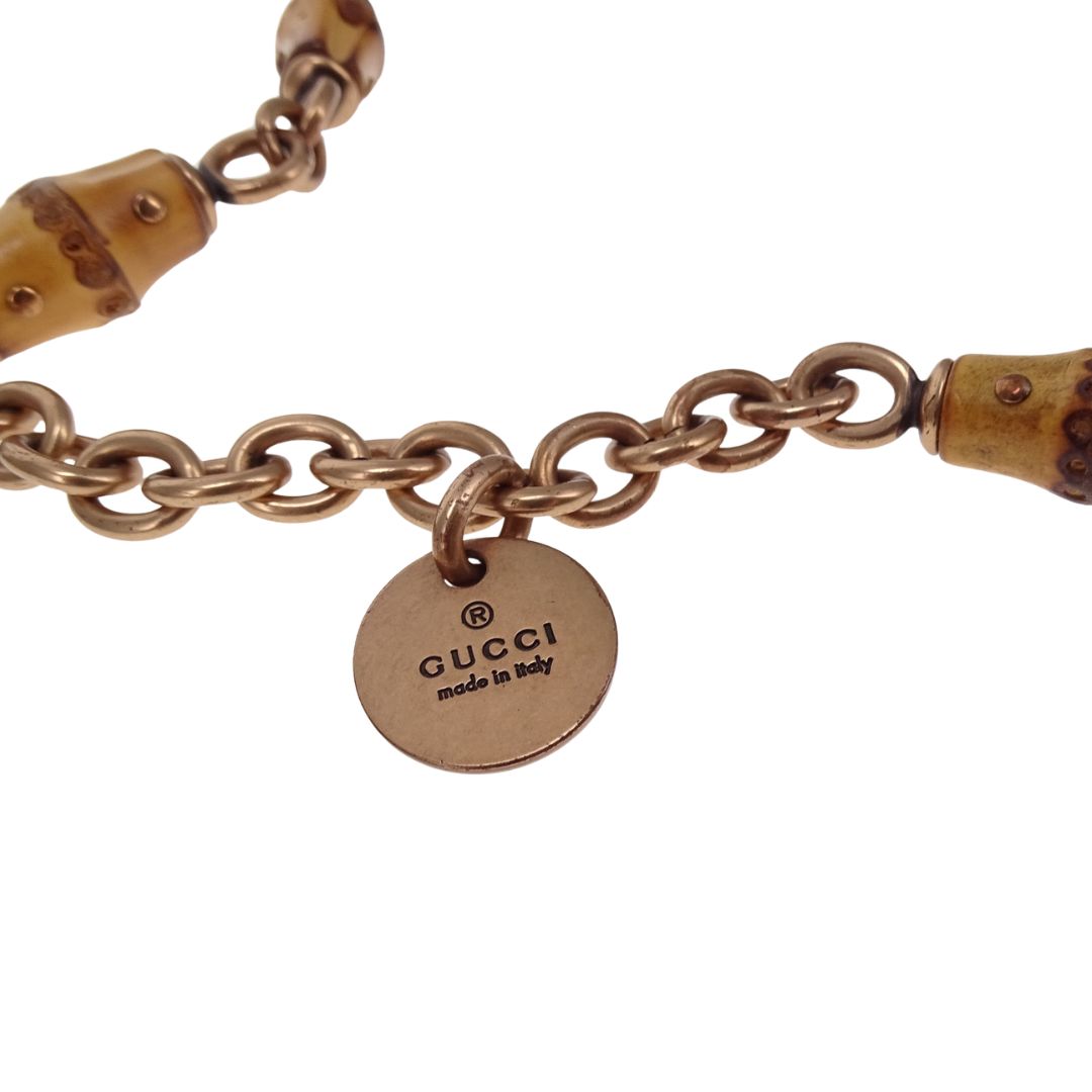 Gucci Bamboo Chain Belt Vintage