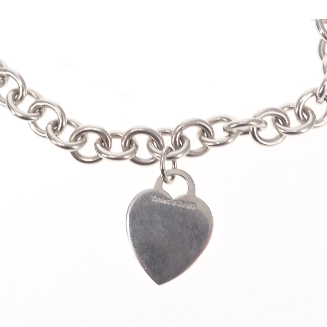 Tiffany & Co Heart Tag Necklace  Sterling Silver 925 SS