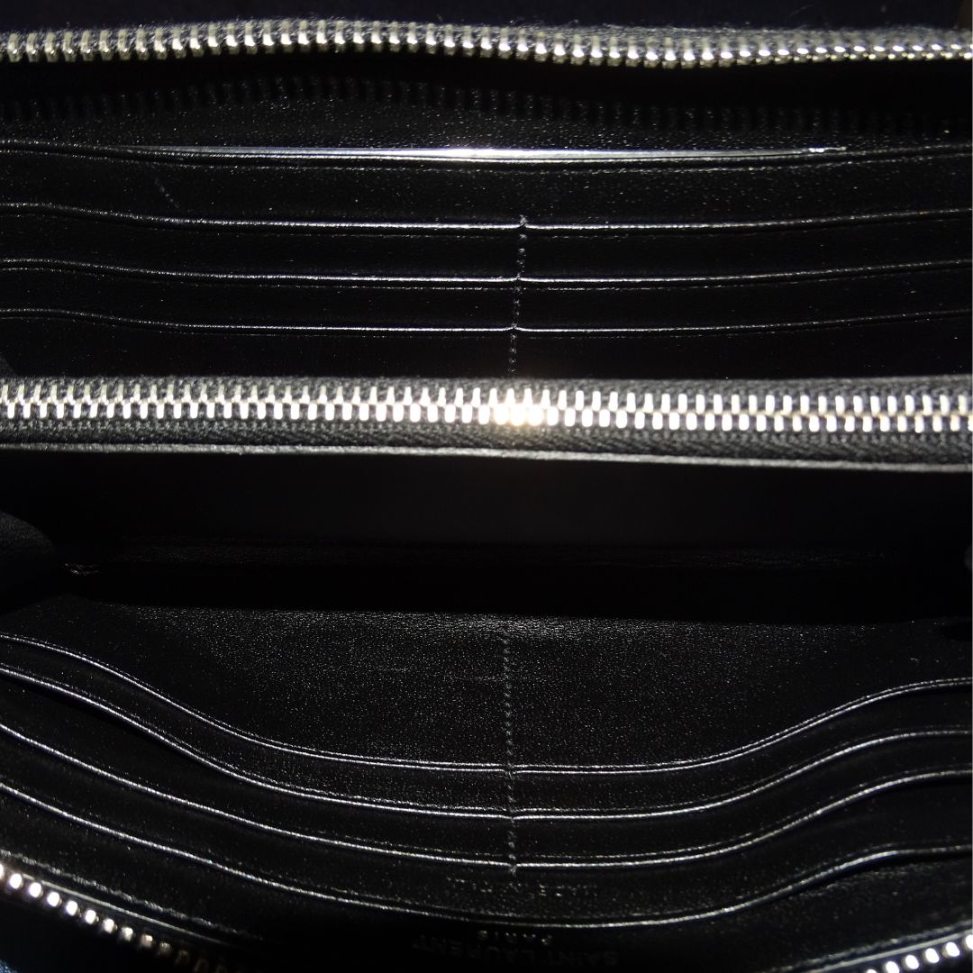 Saint Laurent Lou Zip Around Wallet