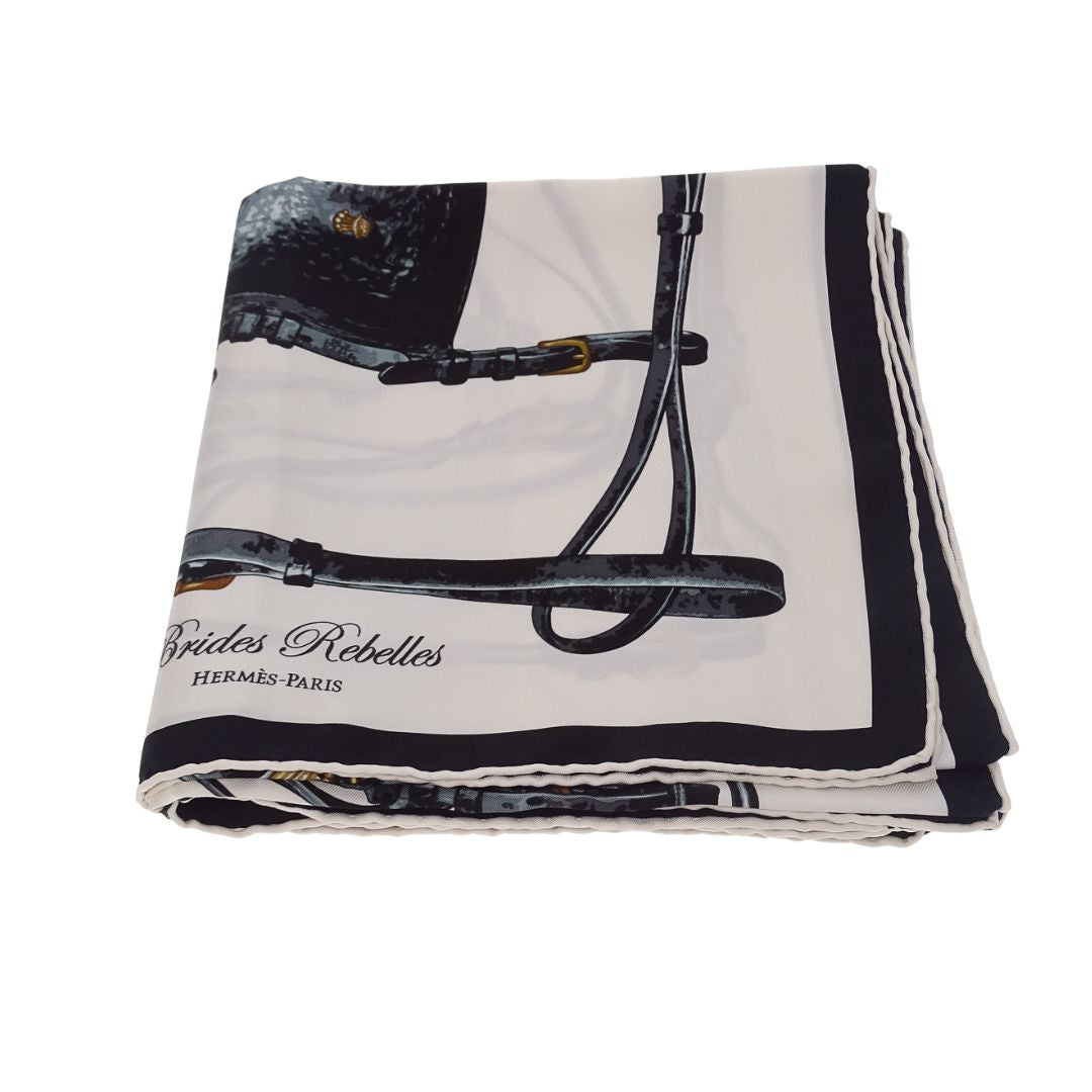 Hermes Brides Rebelles 90cm Silk Scarf