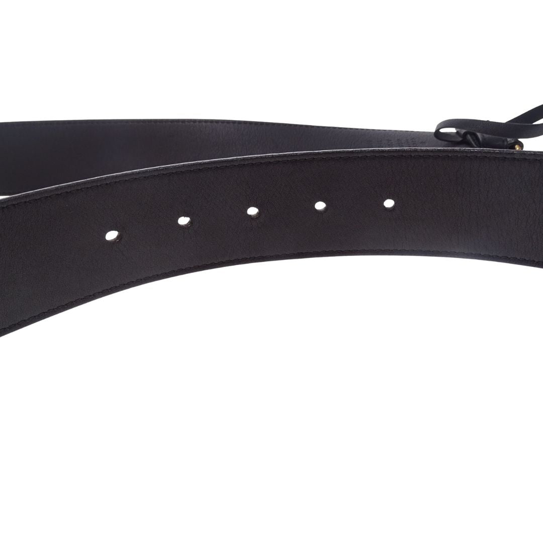 Gucci Marmont Belt 4cm Black GHW 85cm