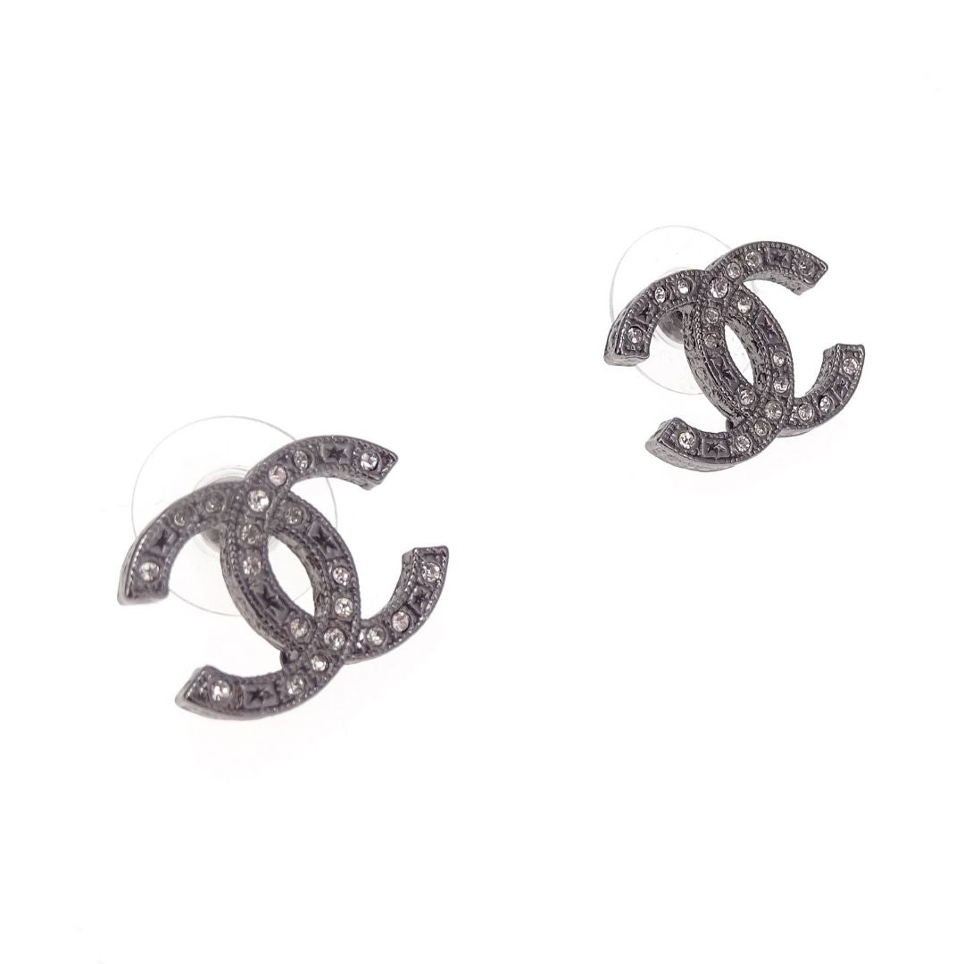 Chanel CC Earrings Crytsal and Star Detail 2013