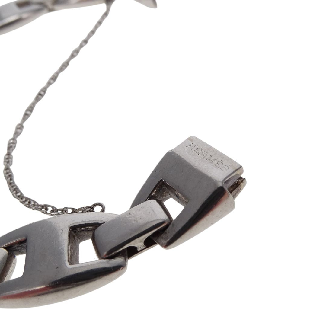 Hermes Casisopee Bracelet Sterling Silver GM