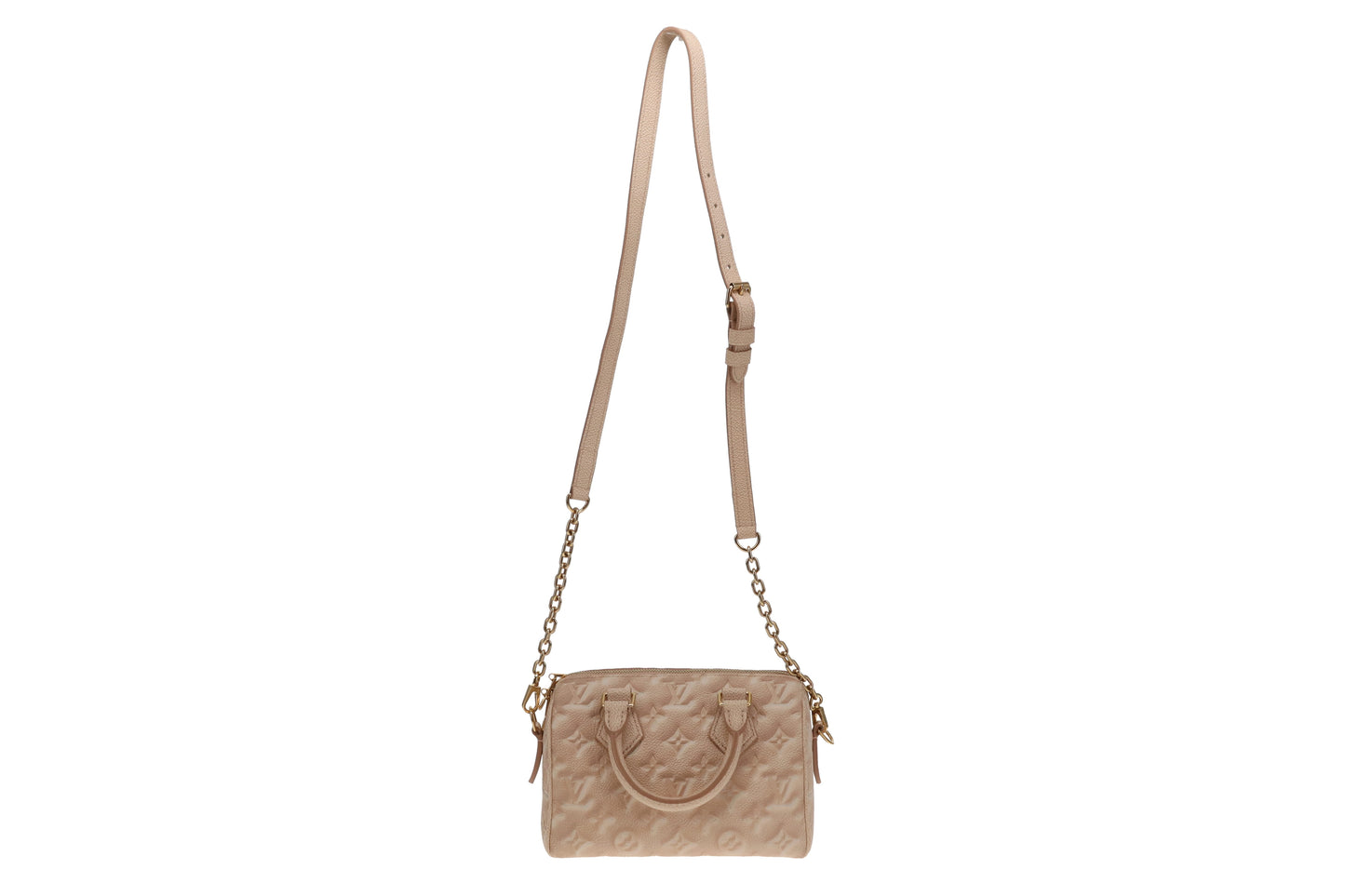 Louis Vuitton Speedy 20 Bandouliere Summer Stardust Beige Clair (NFID)