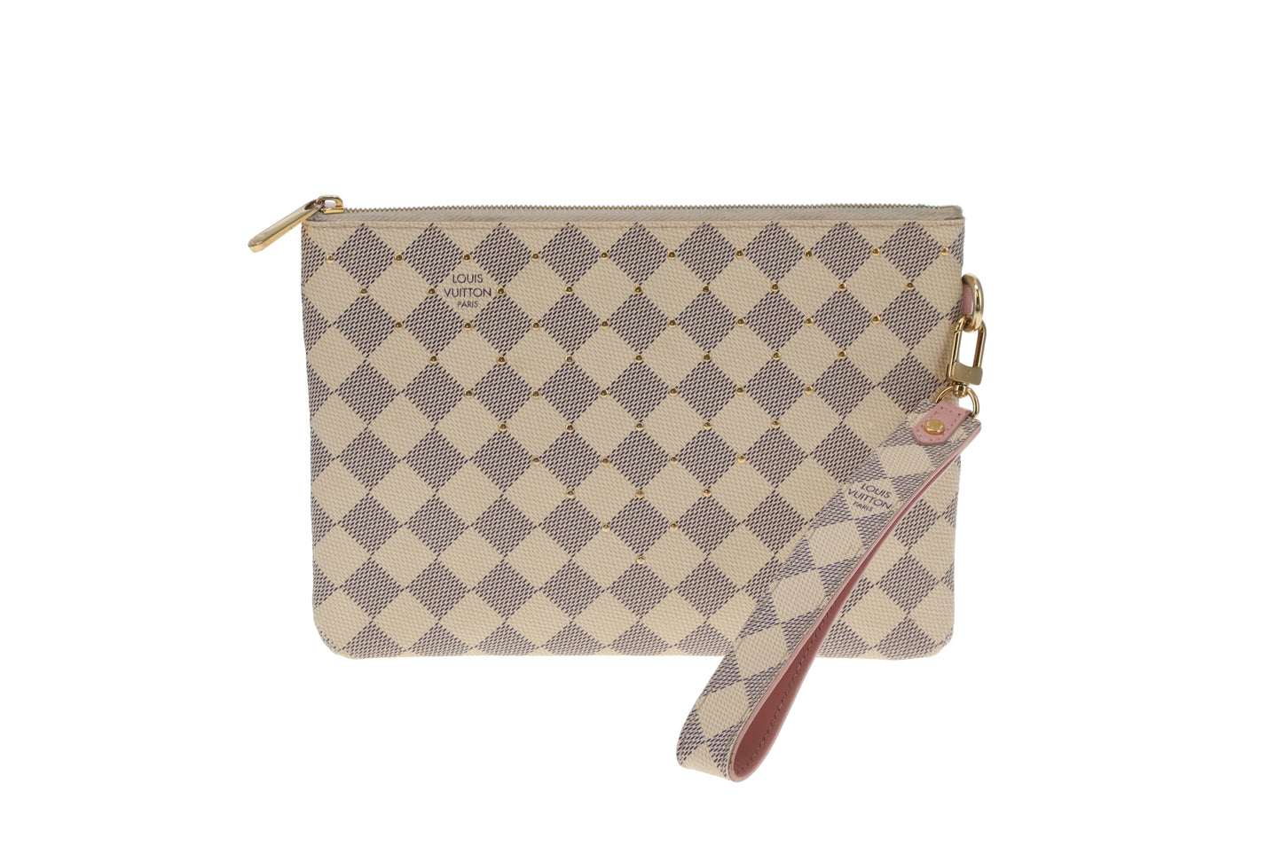 Louis Vuitton Damier Azur Studded City Pouch with Wristlet CA3119 - 2019
