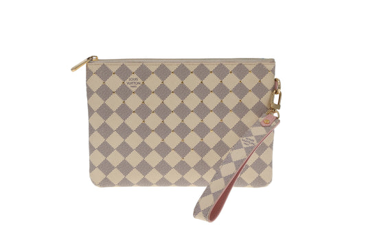 Louis Vuitton Damier Azur Studded City Pouch with Wristlet CA3119 - 2019