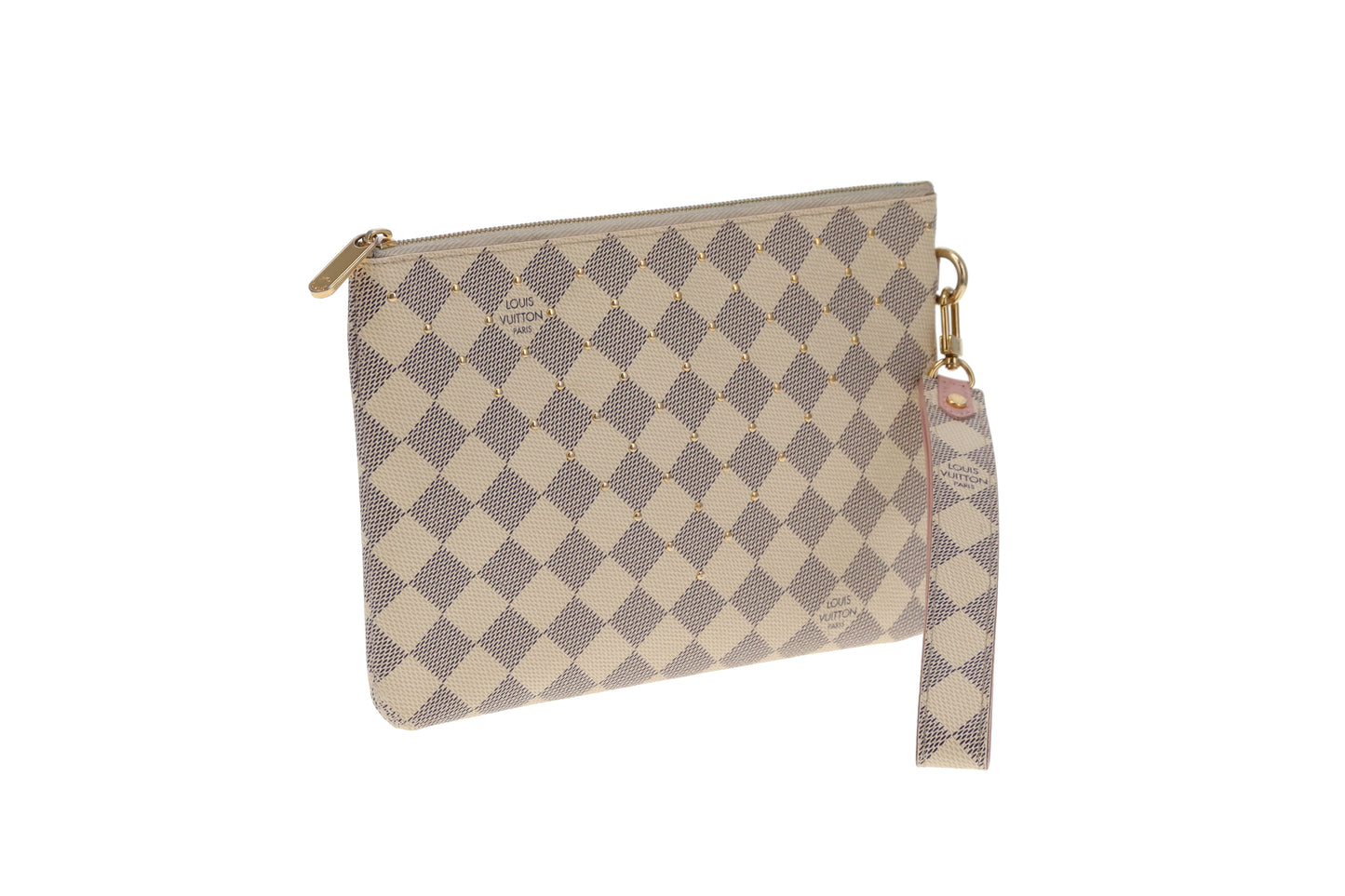 Louis Vuitton Damier Azur Studded City Pouch with Wristlet CA3119 - 2019
