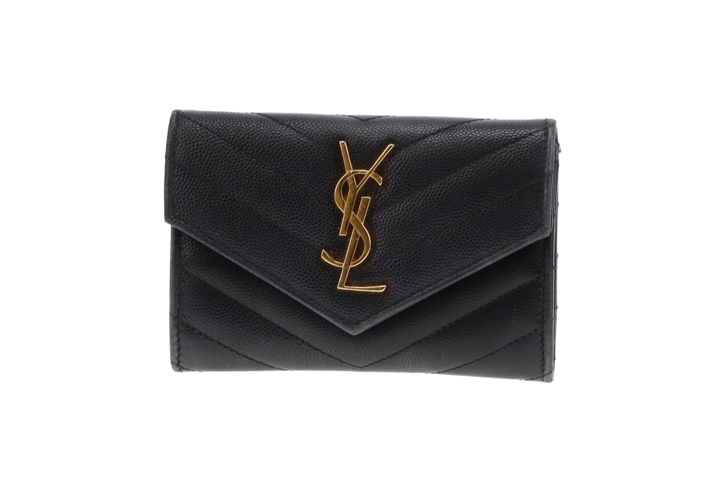Saint Laurent Black Small Envelope Wallet 2017