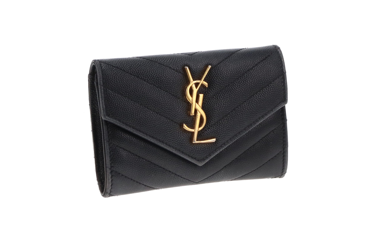 Saint Laurent Black Small Envelope Wallet 2017