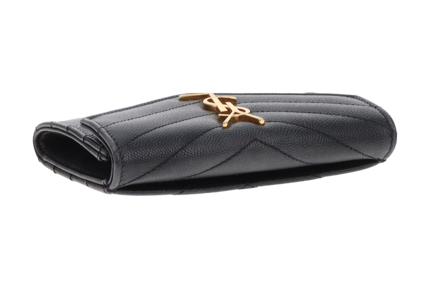 Saint Laurent Black Small Envelope Wallet 2017