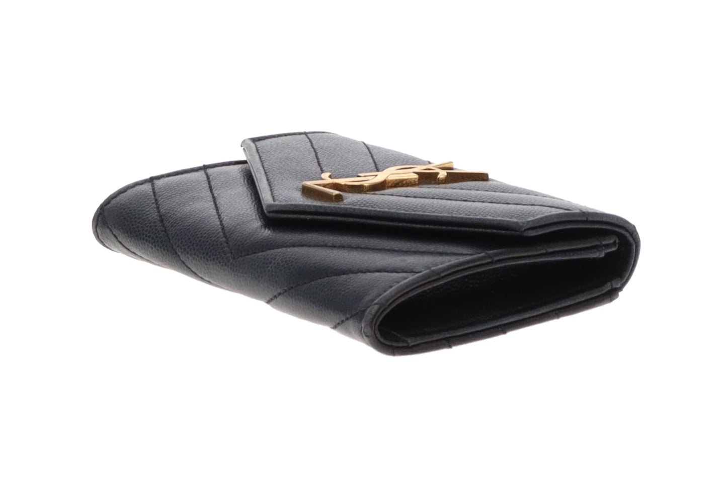 Saint Laurent Black Small Envelope Wallet 2017