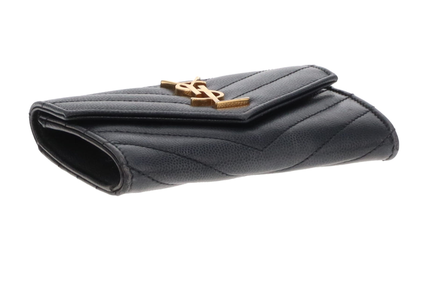 Saint Laurent Black Small Envelope Wallet 2017