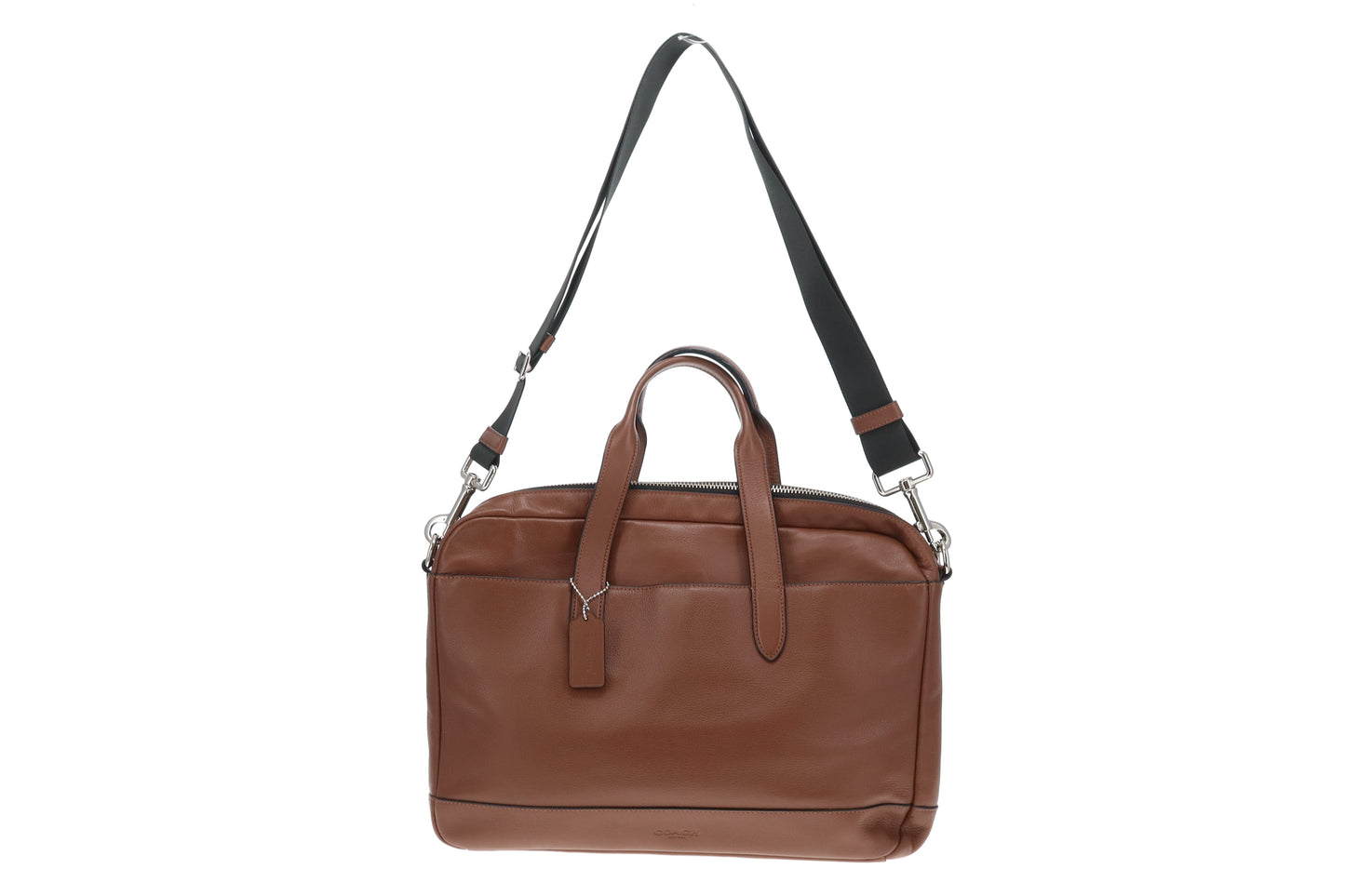 Coach Laptop Bag Brown Leather with Strap