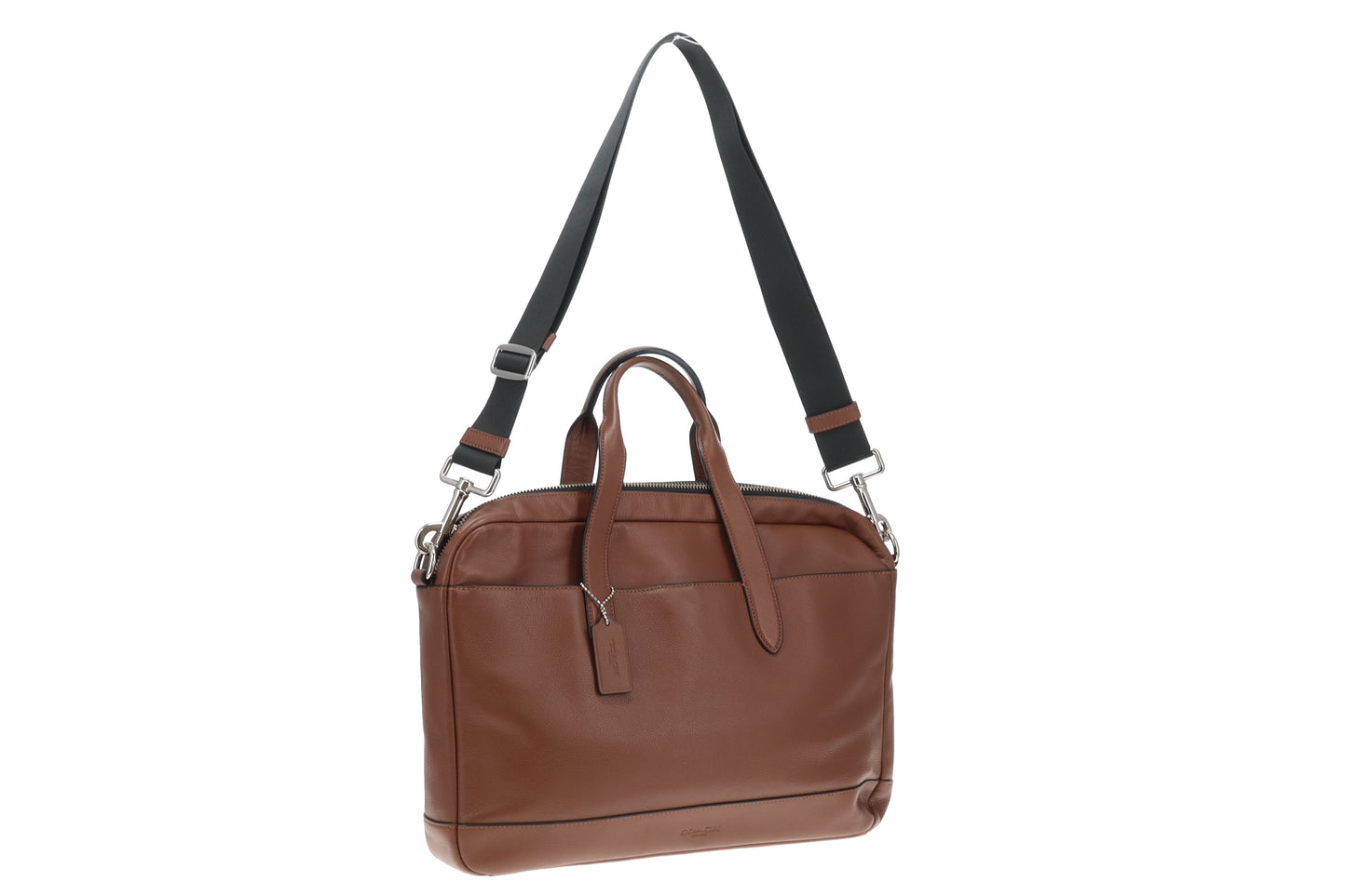 Coach Laptop Bag Brown Leather with Strap