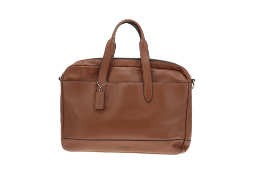 Coach Laptop Bag Brown Leather with Strap