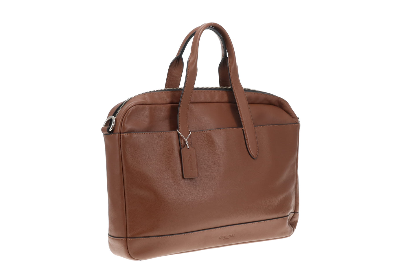 Coach Laptop Bag Brown Leather with Strap