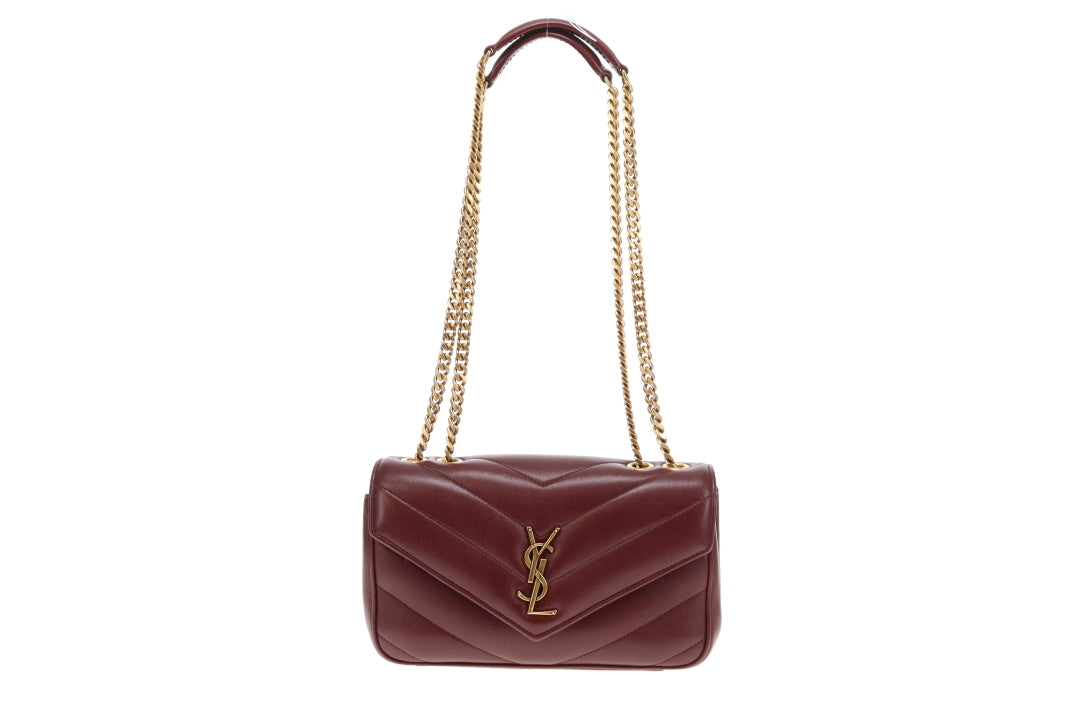 Saint Laurent Loulou Small NM Rouge Cabernet GHW 2025
