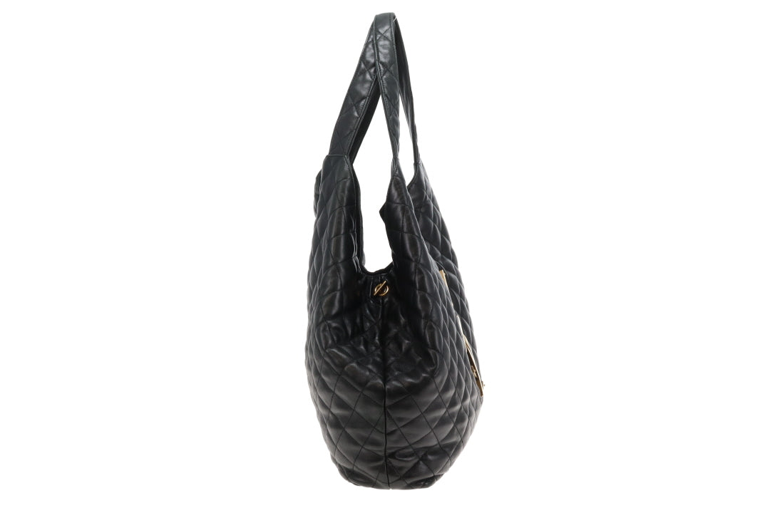 Saint Laurent Icare Tote Black Gold HW
