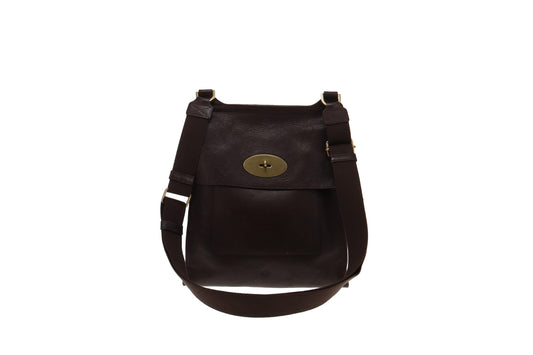 Mulberry Dark Brown NVT Leather Large Antony