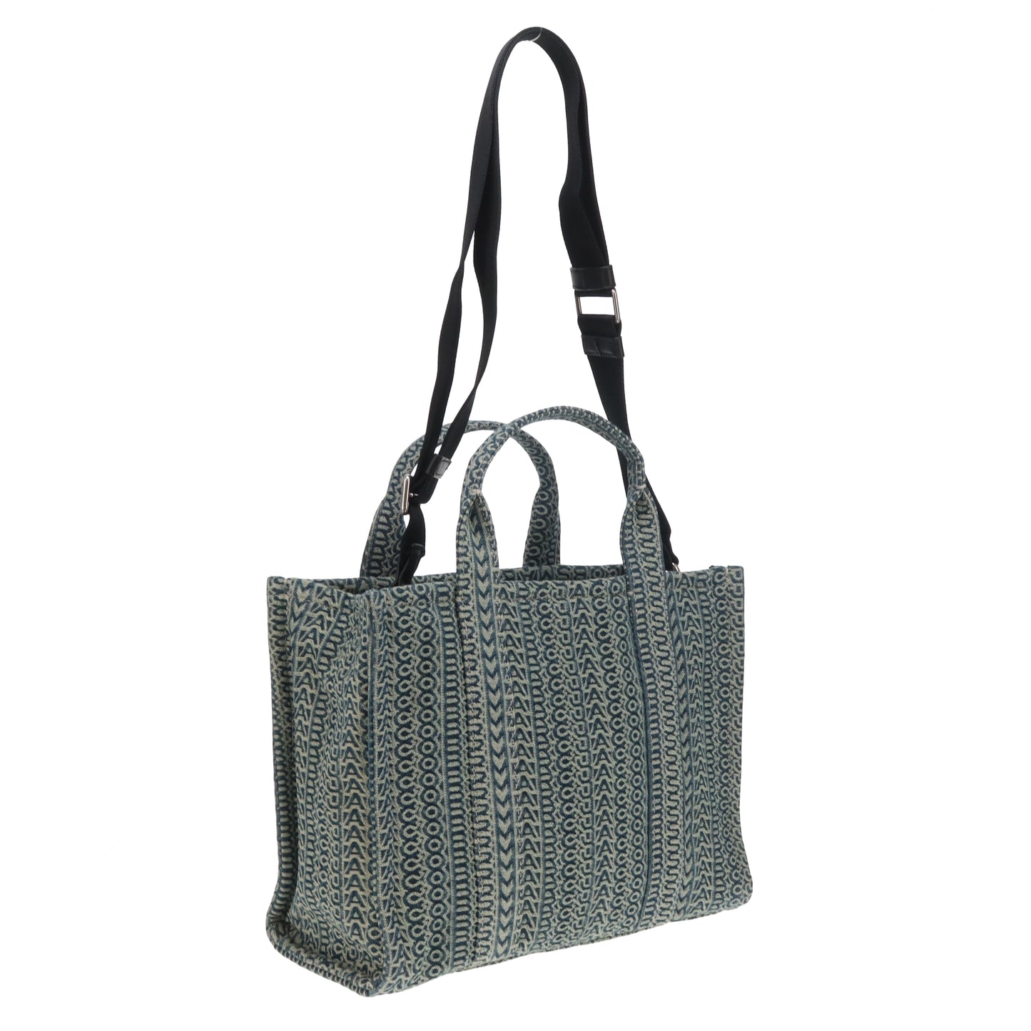Marc Jacobs The Tote Bag Medium Logo Denim