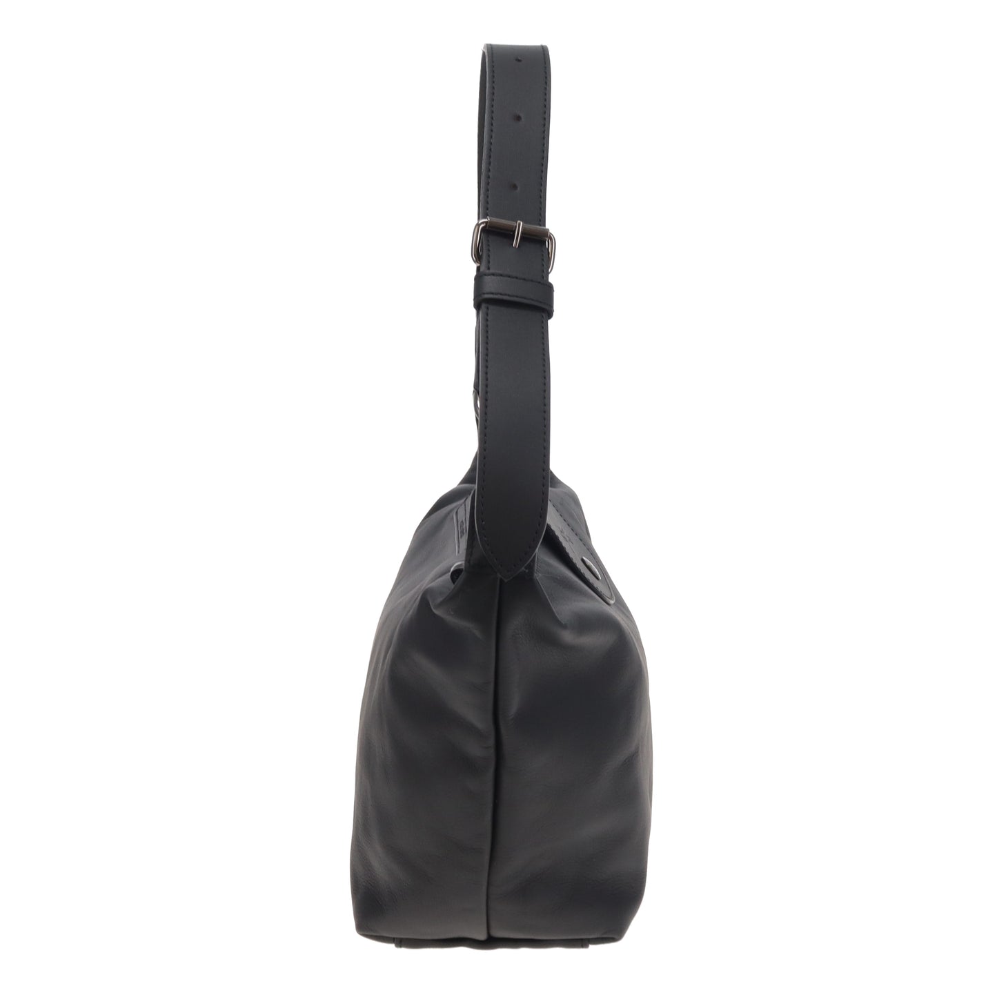 Longchamp Xtra Hobo M Black Leather 2x Straps