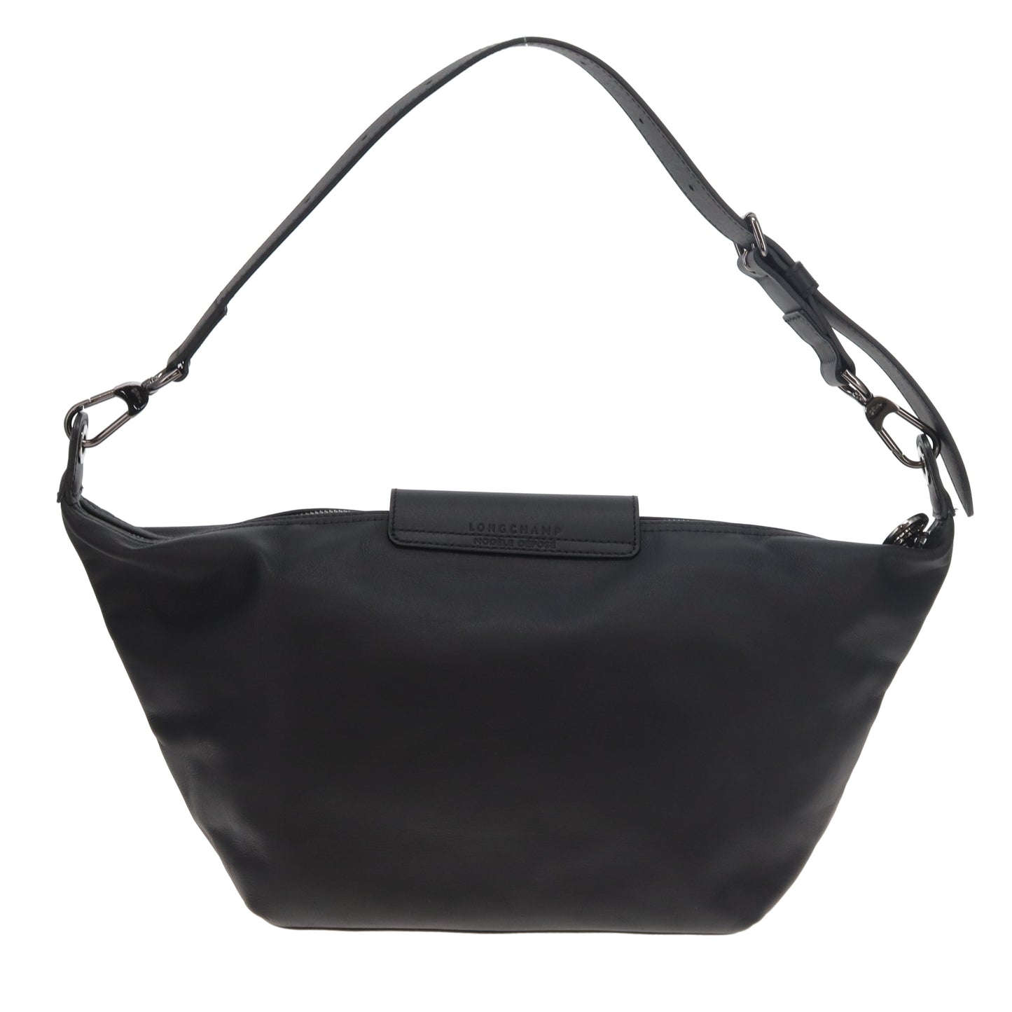 Longchamp Xtra Hobo M Black Leather 2x Straps
