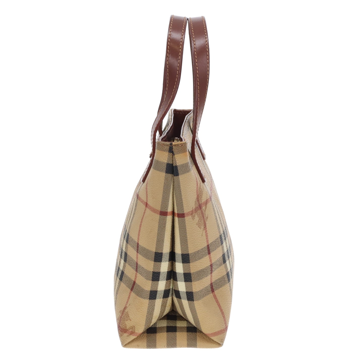 Burberry Tote Mini Haymarket Check and Leather