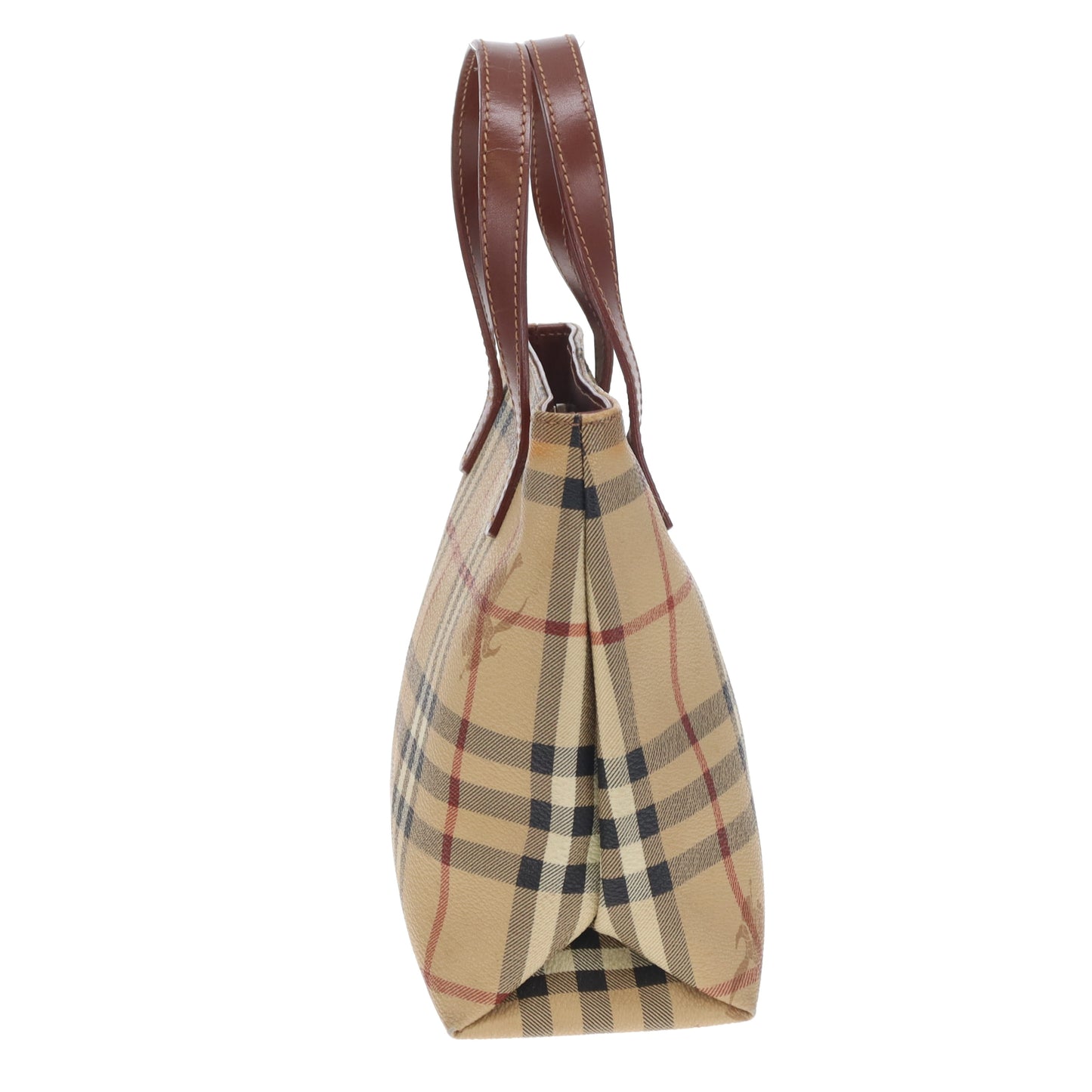 Burberry Tote Mini Haymarket Check and Leather