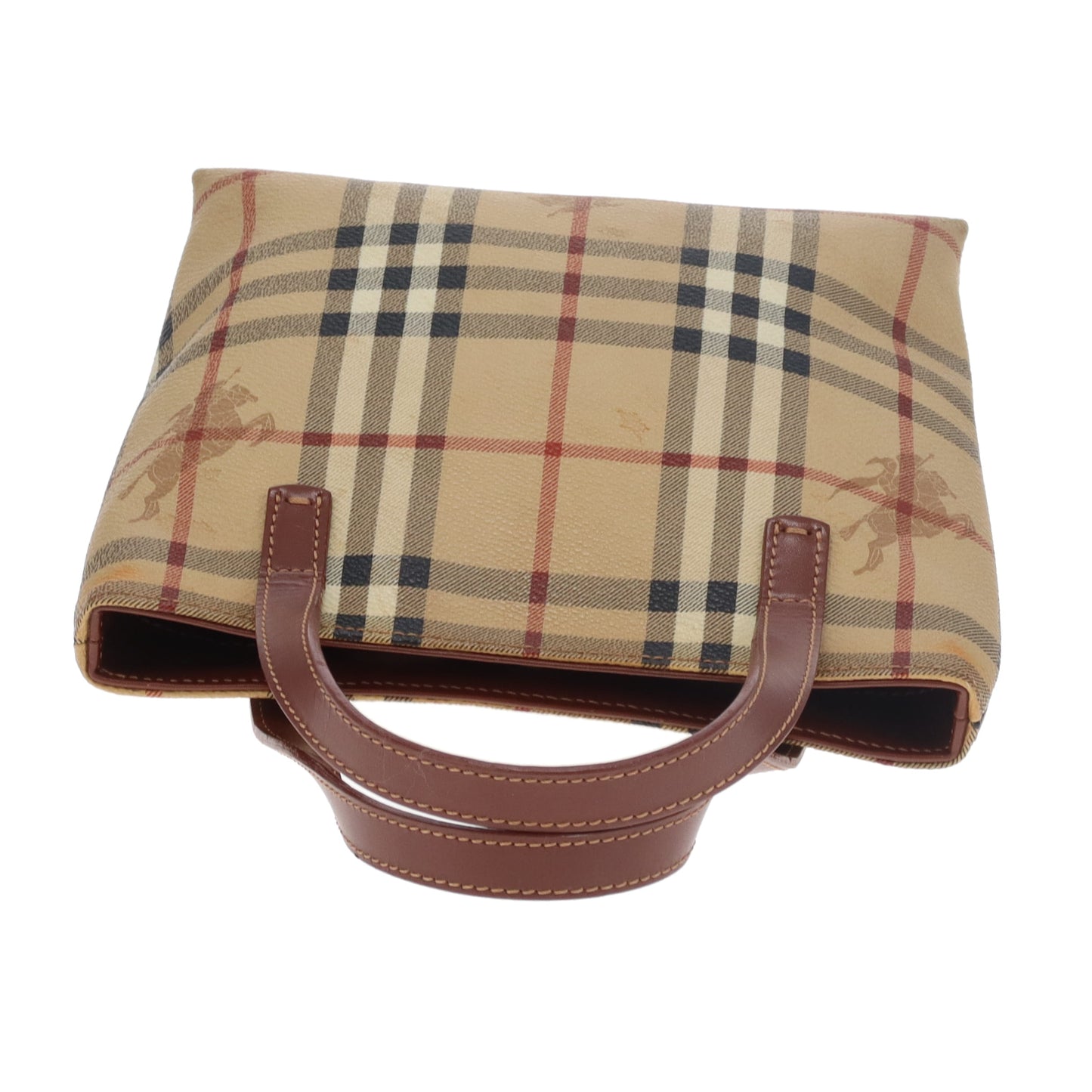 Burberry Tote Mini Haymarket Check and Leather
