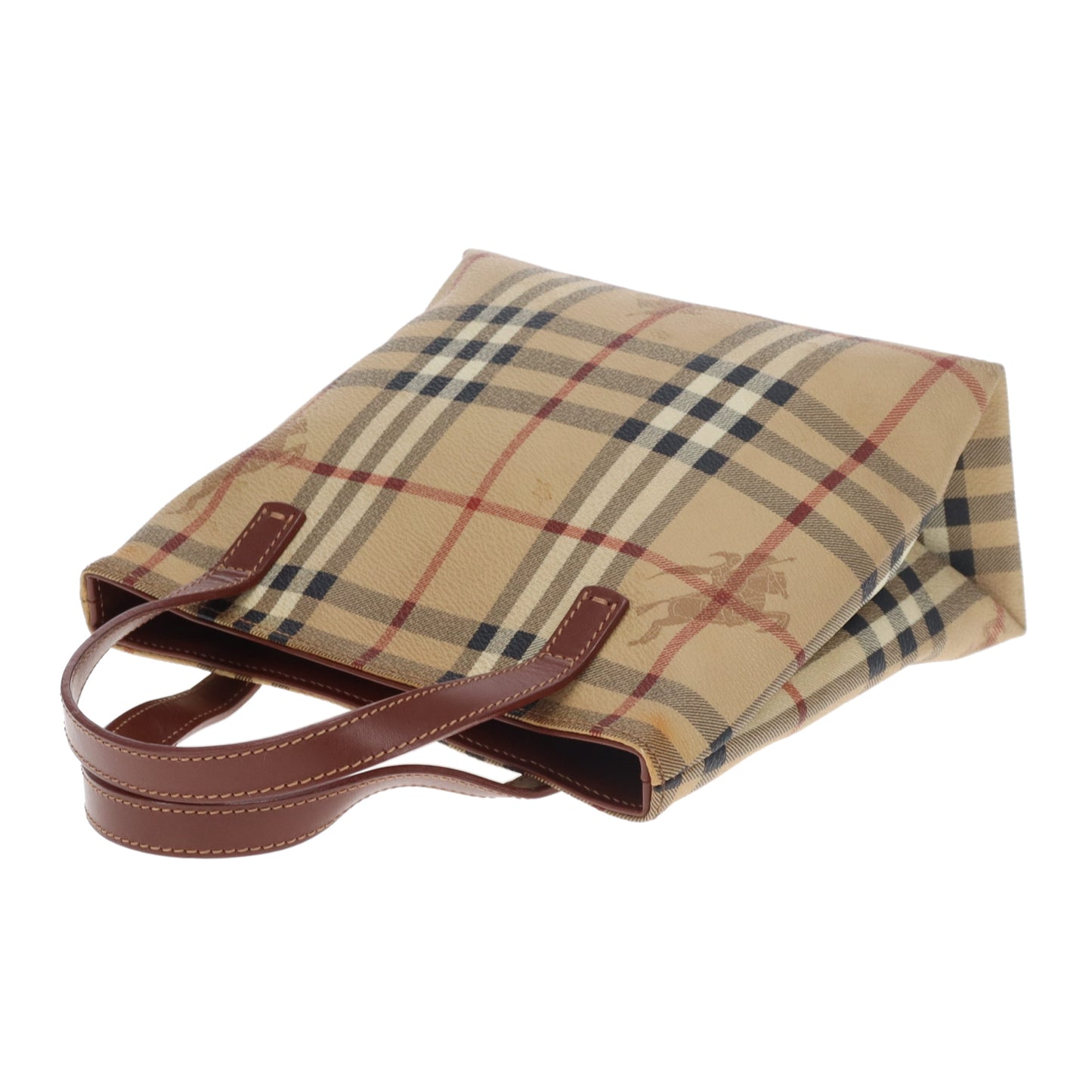 Burberry Tote Mini Haymarket Check and Leather