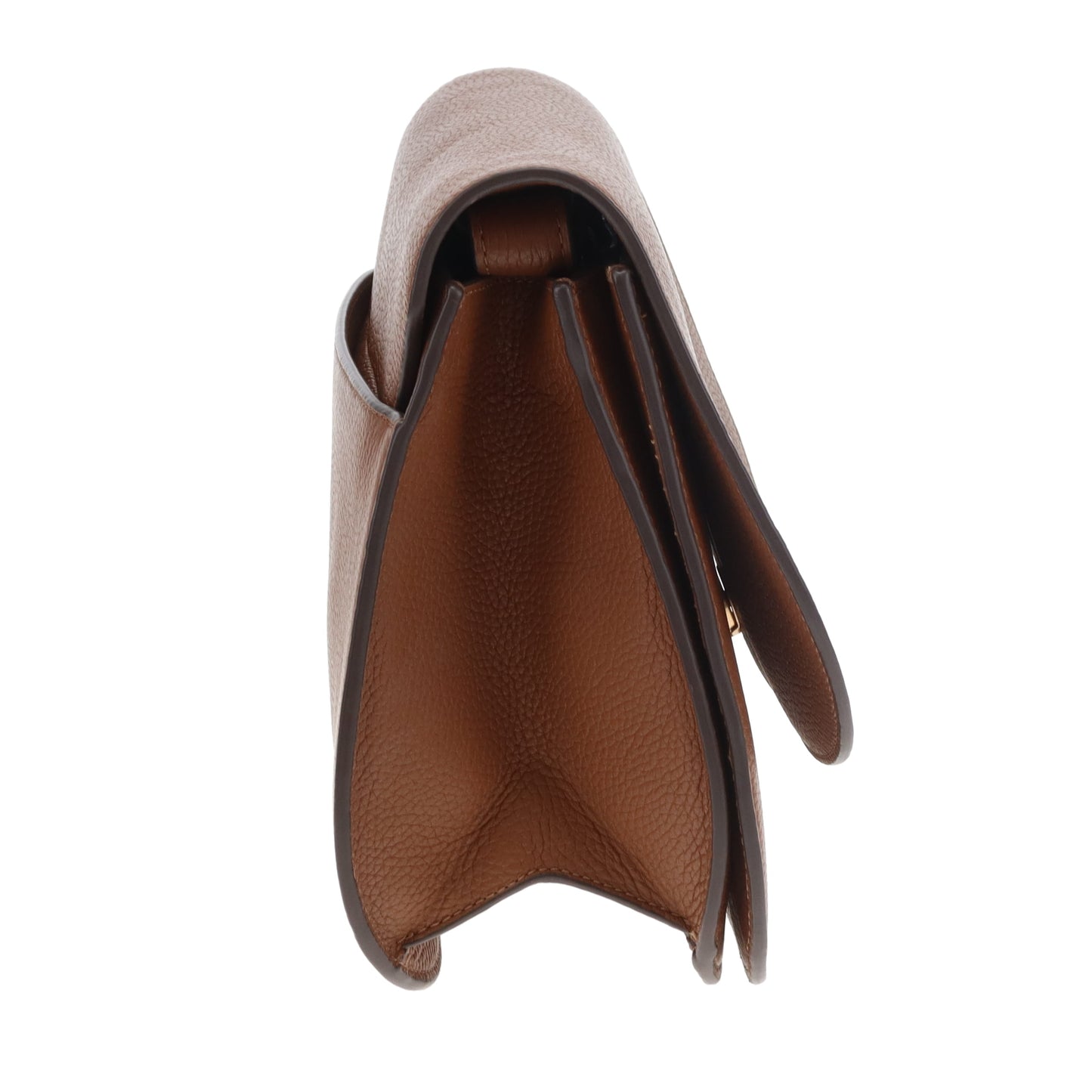 Tory Burch Britten Saddle Bag Tan GHW