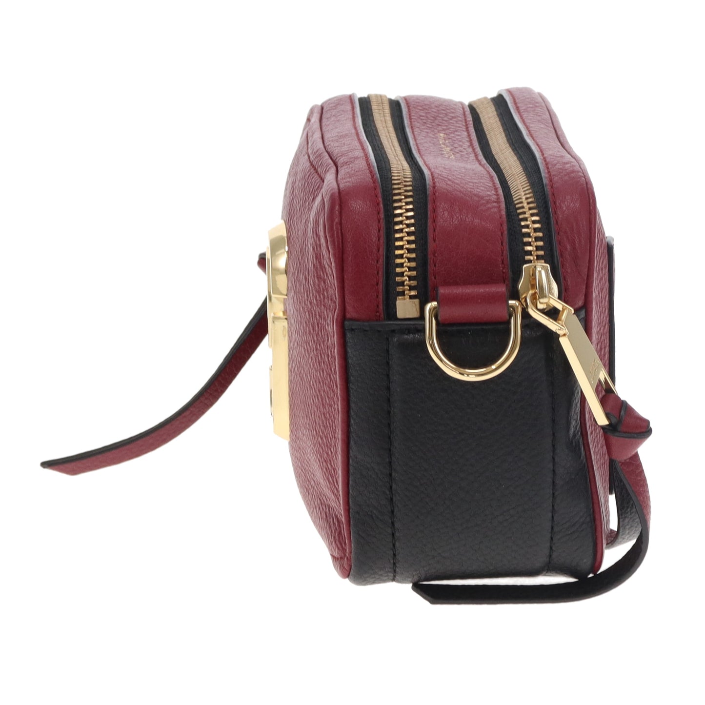 Marc Jacobs Softshot Burgundy/Black Leather
