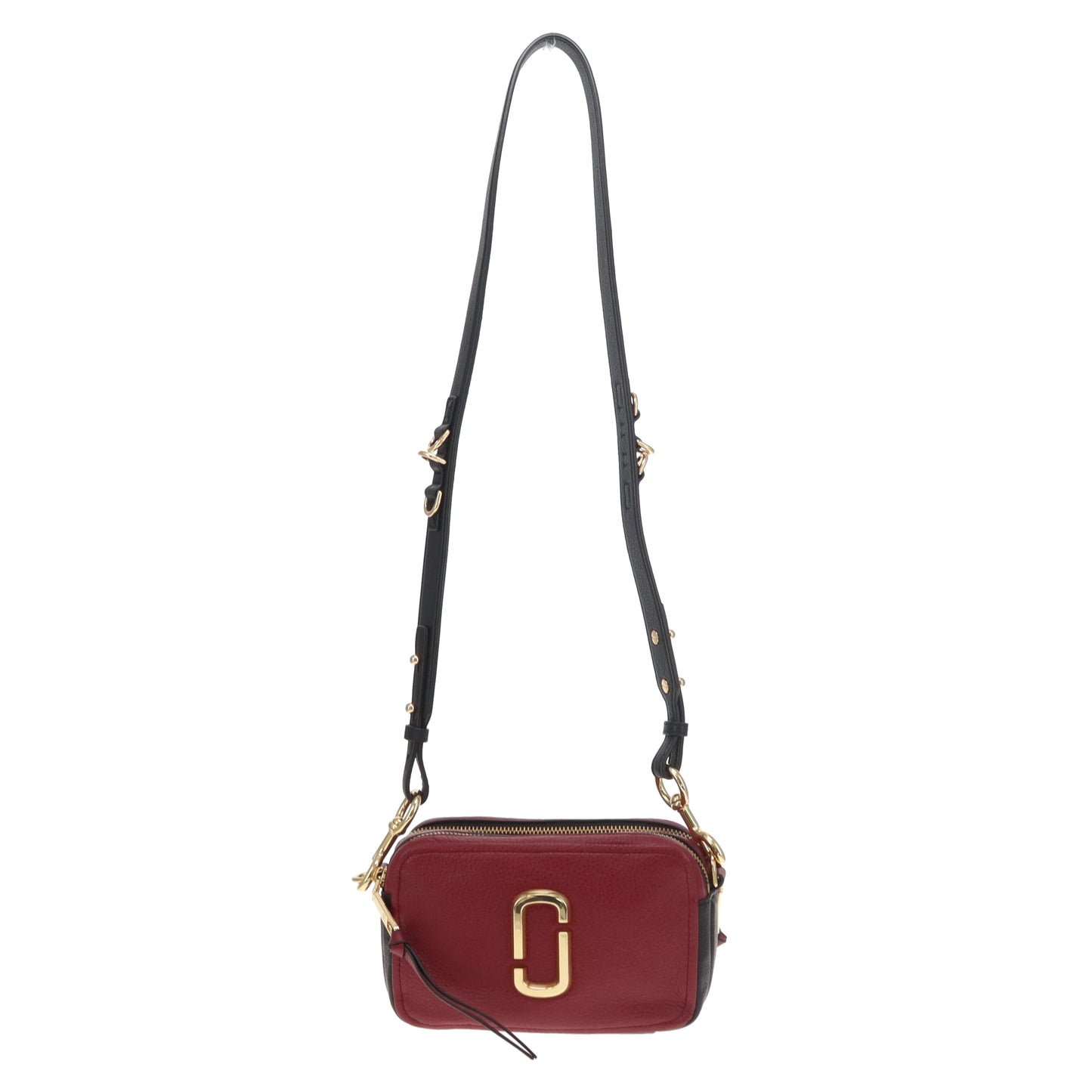 Marc Jacobs Softshot Burgundy/Black Leather
