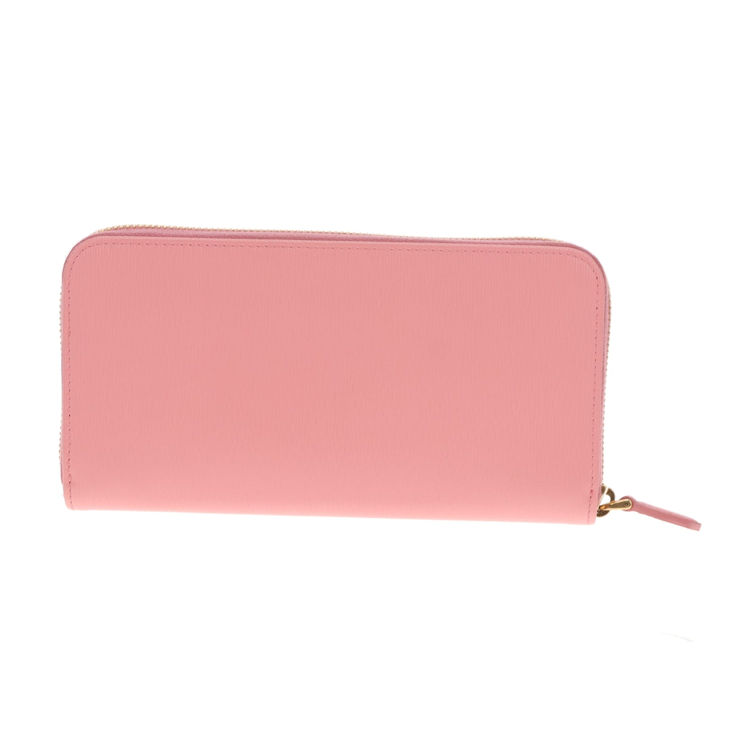 Prada Long Zipped Wallet Baby Pink Saffiano
