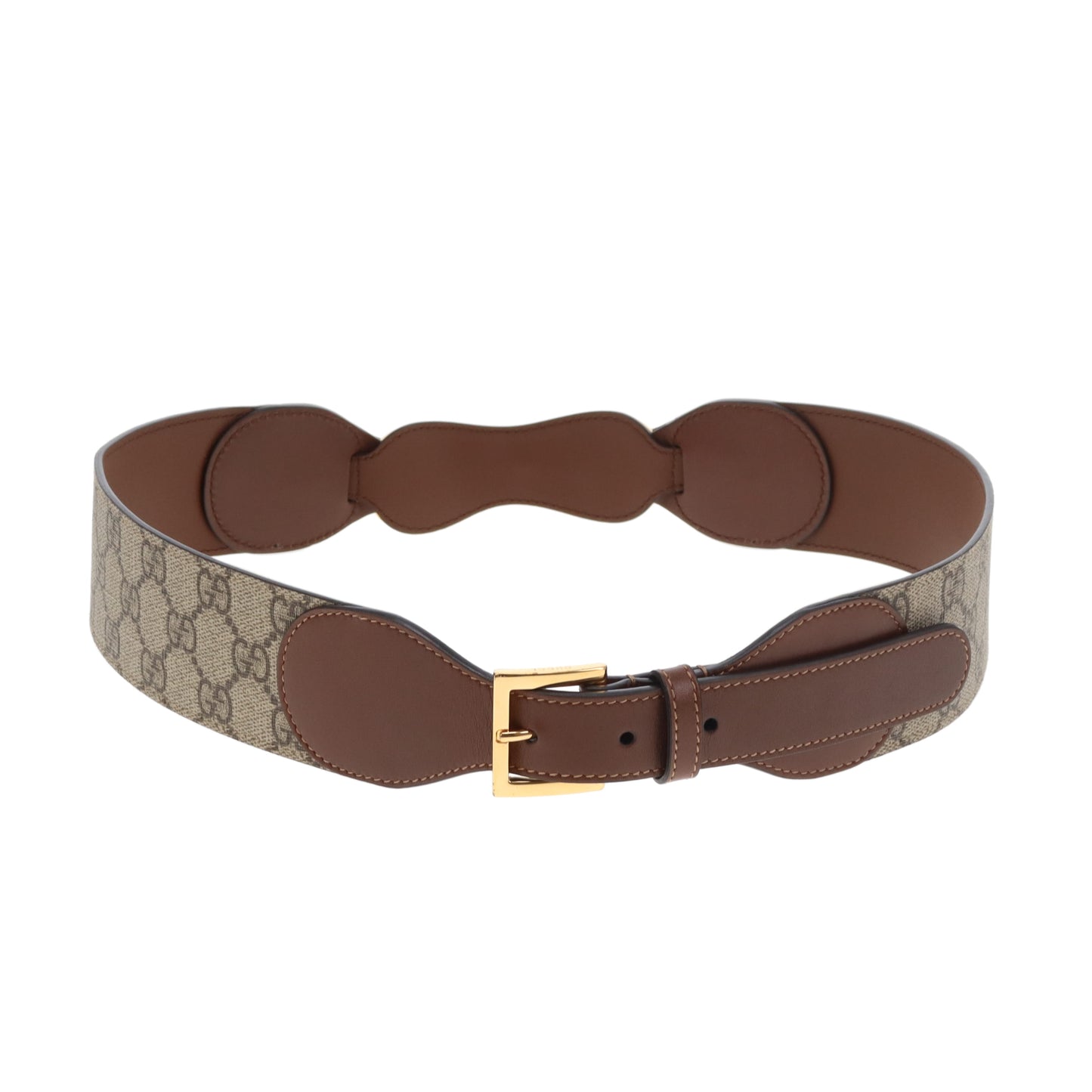 Gucci Horsebit Snaffle Belt GG Supreme 85cm