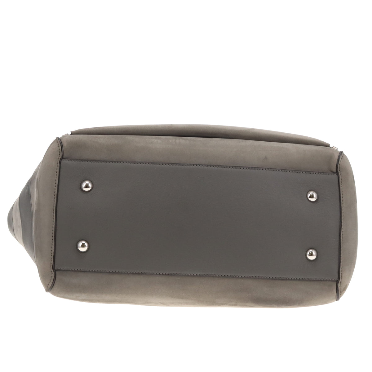 Mulberry Willow Tote Large Ltd Edition Grey Leather & Suede Panels