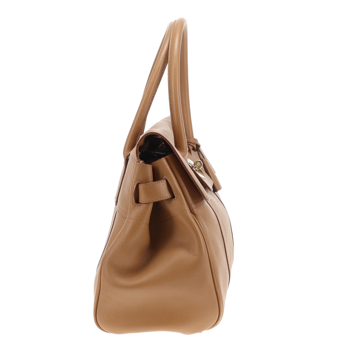 Mulberry Bayswater In Deer Brown Grained Leather