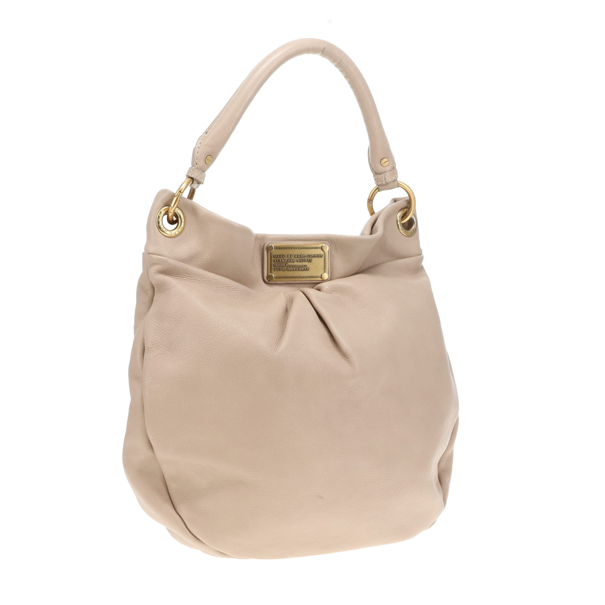 Marc By Marc Jacobs Hilier Hobo Beige