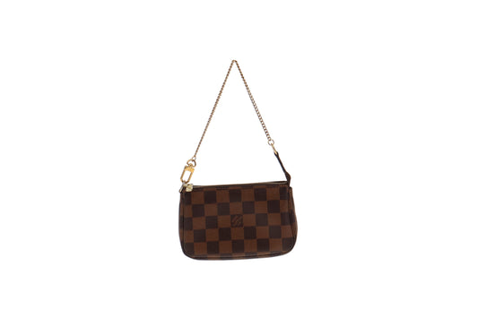 Louis Vuitton Damier Ebene Mini Pochette Accessories SF3164