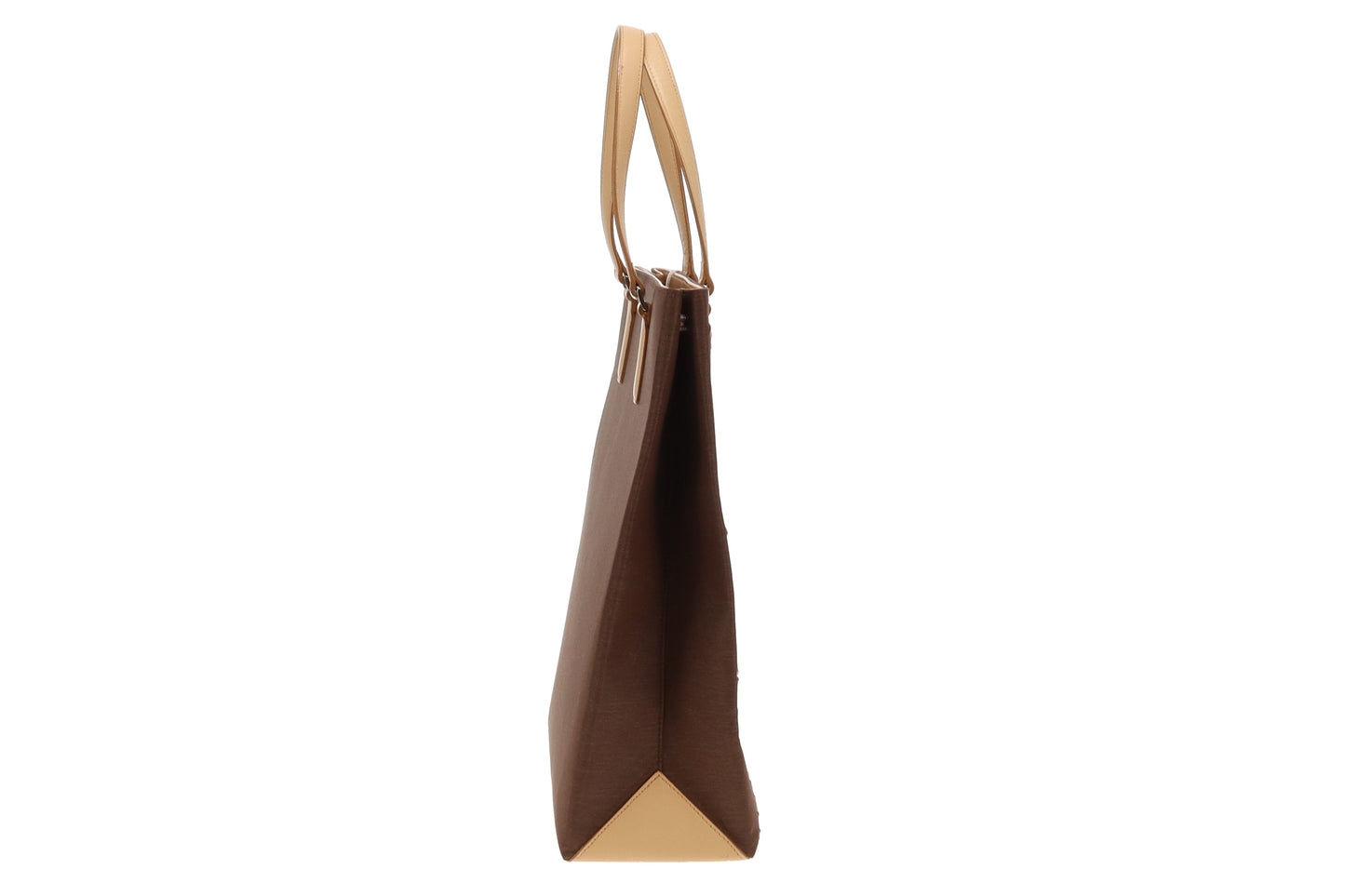 Burberry Woven Leather Tote Bag