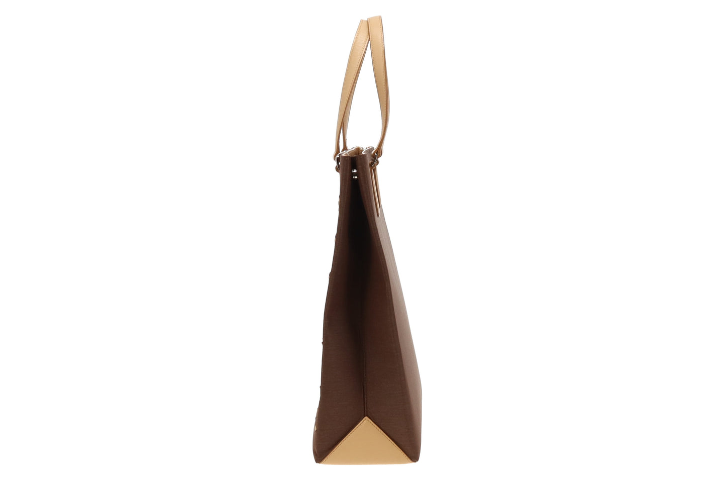 Burberry Woven Leather Tote Bag