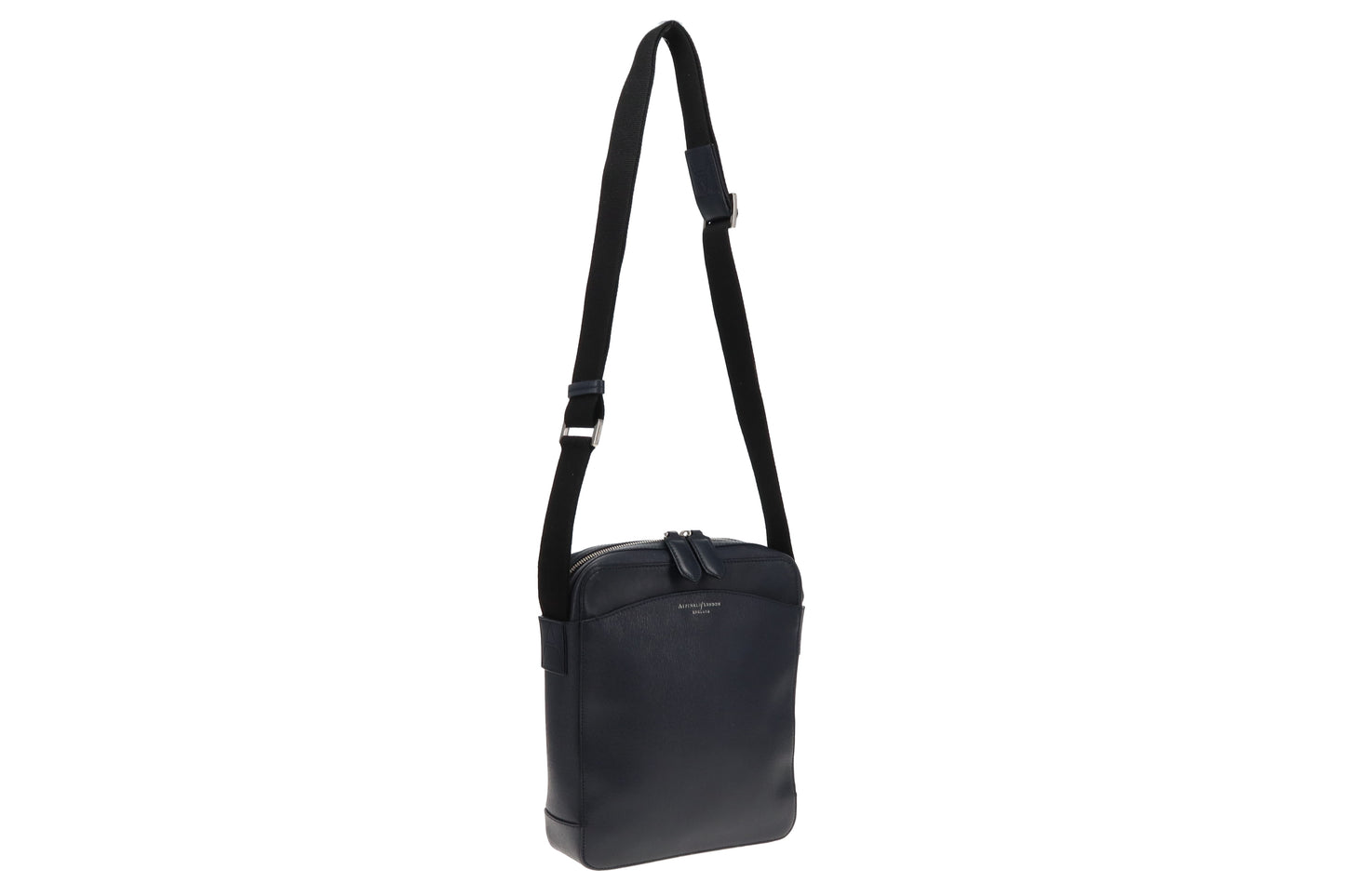 Aspinal Of London Mens Navy The Anderson Messenger
