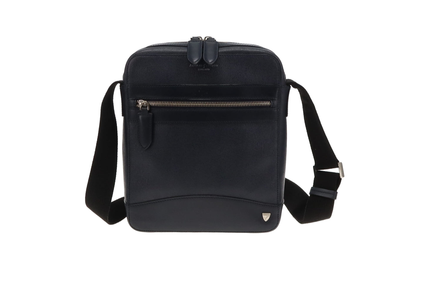 Aspinal Of London Mens Navy The Anderson Messenger