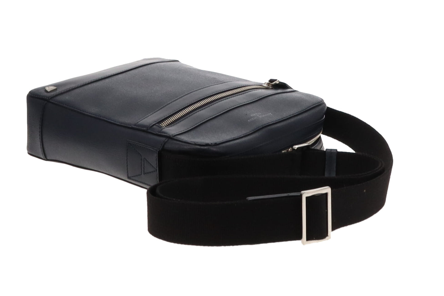 Aspinal Of London Mens Navy The Anderson Messenger