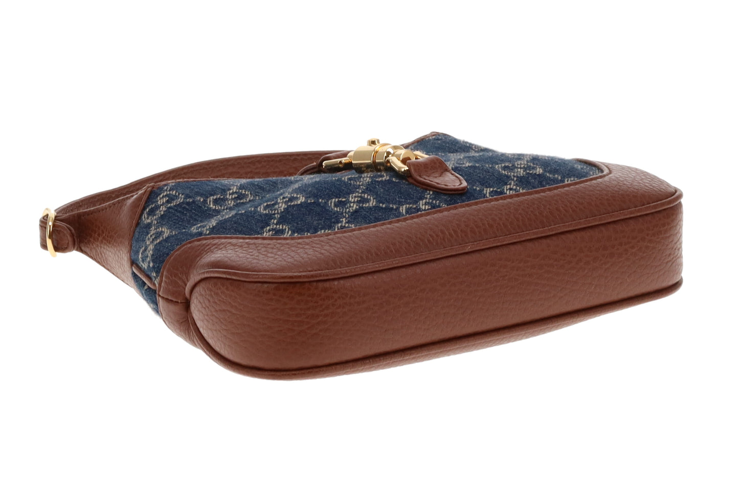 Gucci Jackie Mini 1961 In Blue GG Denim