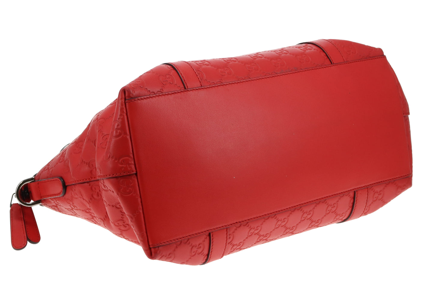 Gucci 2-Way Bag Red Guccissima Leather SHW